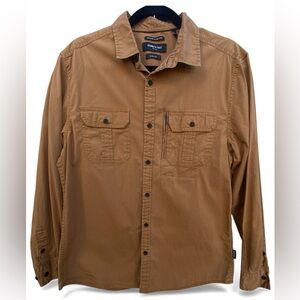 Kenneth Cole Slim Fit Double Pocket (w/zipper closure) Long Sleeve Shirt Size L